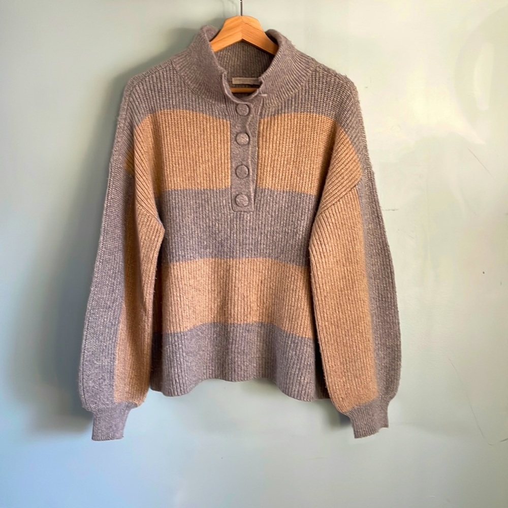 Christian Siriano balloon sleeve sweater